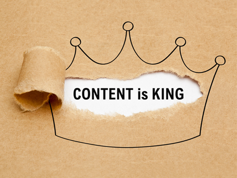CONTENT IS KING